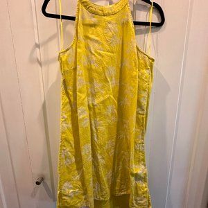 C&C Halter neck yellow dress